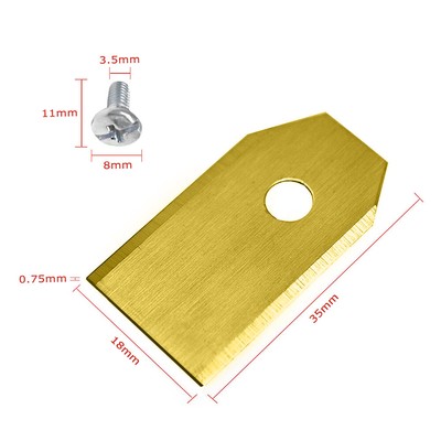 30 Titan Messer 0.75mm Ersatzmesser Automower Gardena Husqvarna Messer Klingen