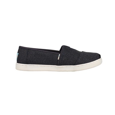 TOMS Alpargata Слипоны молодежные для девочек Синие на плоской подошве Повседневные 10015710T