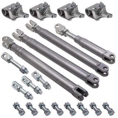 42CrMo Steel Sidecar Installation Kit for Harley for Yamaha 4* U-Clamp & I-Bolt