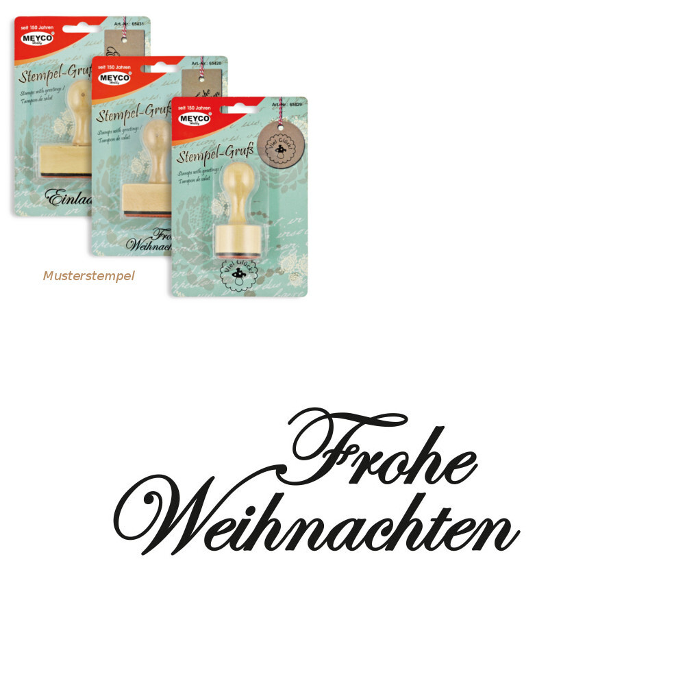 Meyco Holz Stempel 