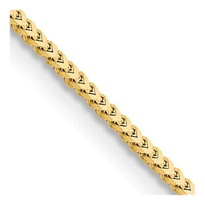 Pre-owned Superdealsforeverything Real 10kt Yellow Gold 1.5mm Franco Chain; 18 Inch; Lobster Clasp