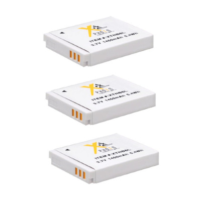 3X Pack NB-6L Battery for Canon PowerShot SX280 HS, SX500 IS, SX510 HS, SX520 HS