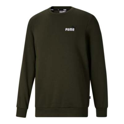 

Puma Ess+ Embroidery Logo Crew Neck Толстовка мужская зеленая 58924970, Зеленый