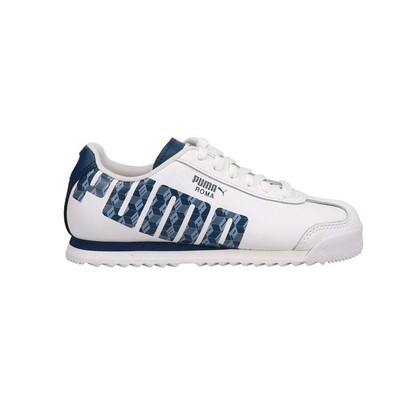 Puma Roma Basic Gg Lace Up Youth Boys Белые кроссовки Повседневная обувь 37270201