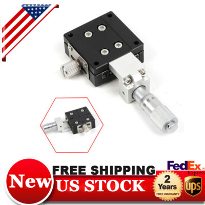 X-Axis LX40-C Trimming Platform Manual Linear Stage Slider Bearing 40*40mm Best!