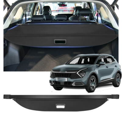 Retractable Cargo Cover Fit For Kia Sportage 2023-2024 Rear Trunk Luggage Shade