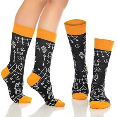 Bambooven Men & Women Fun Dress Socks – (6 Pairs)