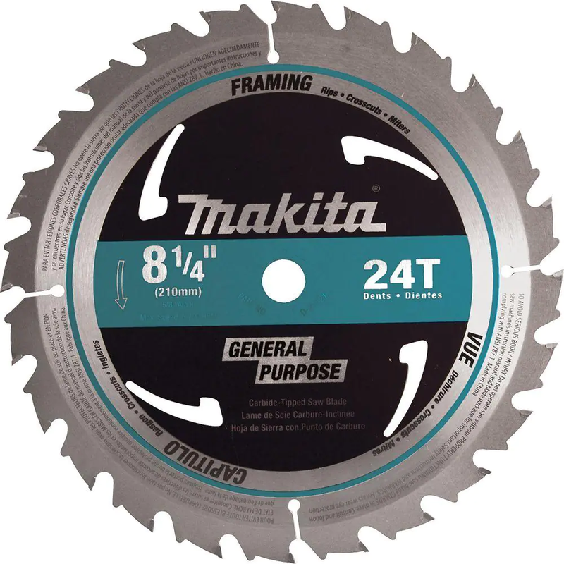 Blade Wood Cutting 8-1/4 In. 24-teeth