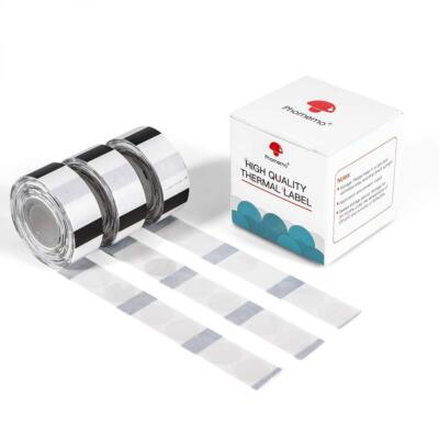 D30 LabelsTransparent Circle 1/2'' X 1'' 14mm X 28mmAdhesive Label Paper 220 La...