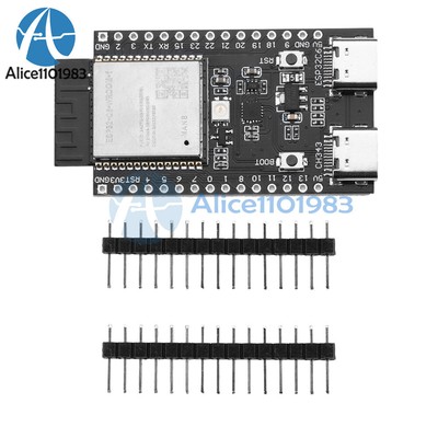 ESP32-C6 WiFi Bluetooth Development Board ESP32-C6-WROOM-1 Module Dual TYPE-C