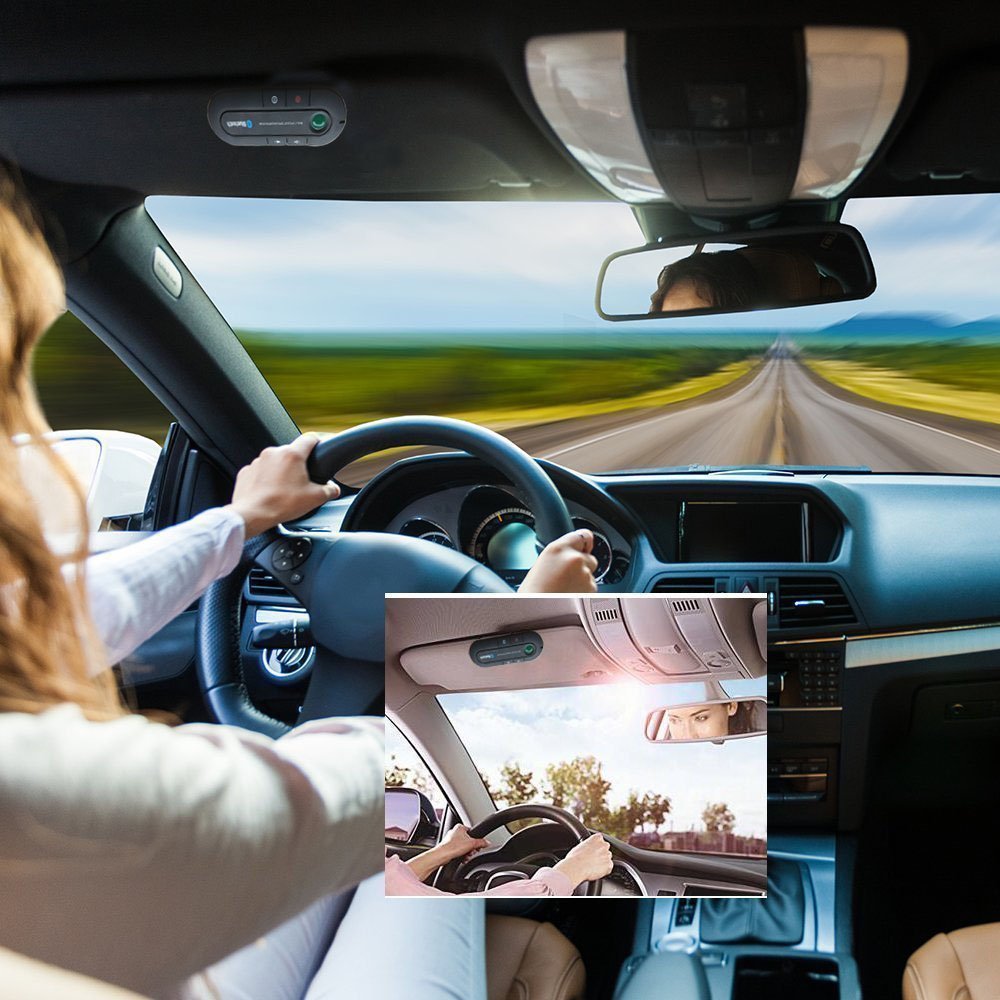 Bluetooth Car Speakerphone, Bluetooth 3.0 Wireless Audio Music Receiver
