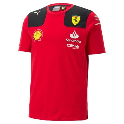 

Мужские повседневные топы Puma Sf Leclerc с круглым вырезом и короткими рукавами размера  76342001, Красный, Puma Sf Leclerc Crew Neck Short Sleeve T-Shirt