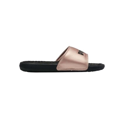 

Повседневные сандалии для мальчиков Puma Cool Cat Metallic Slides Youth Boy Size 12 M 371043-01, Черный, Puma Cool Cat Metallic Slides Youth