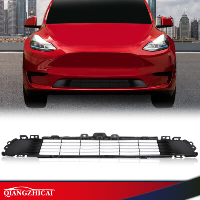 Fit For 2020 2022 2023 Tesla Model Y Front Bumper Grille Insert Black NEW