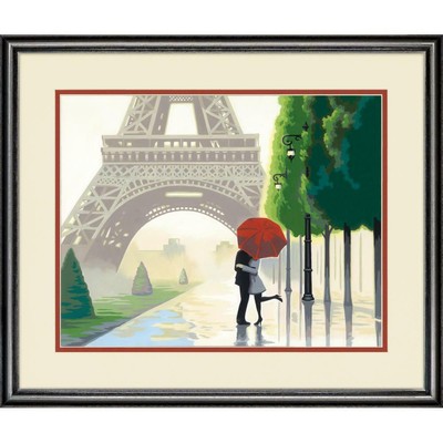 Dimensions Paint Works Paint By Number Kit Paris Romance 11'' X 14'' NEW