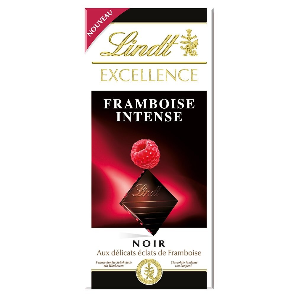 Lindt Excellence Raspberry intense 100g