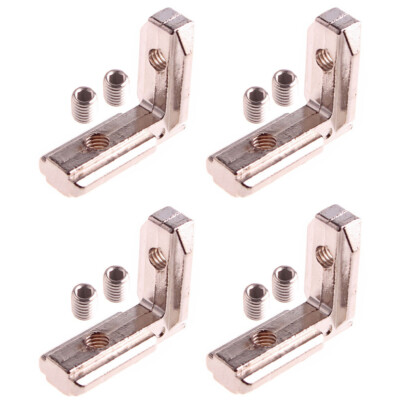 4 PCSx Innenwinkel Nut 8 für 30-er 3030 Aluprofile ALU Aluprofil Profilverbinder