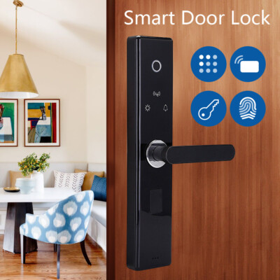 Keyless Electronic Digital Fingerprint Door Lock Bedroom Door Password Keypad