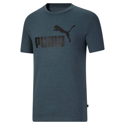 

Puma Ess Heather Us Logo Футболка с круглым вырезом и коротким рукавом Мужские серые повседневные топы 586, Grey, Puma Ess Heather Us Logo Crewneck Short Sleeve T-Shirt