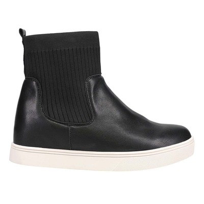 

Женские черные повседневные ботинки «Челси» Corkys Sweater Weather с круглым носком 51-0058-001, Черный, Corkys Sweater Weather Round Toe Chelsea