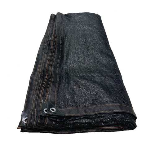 6' x 50' Black Fence Windscreen Privacy Screen Shade Cover Fabric Mesh Garden