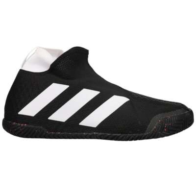 

adidas Stycon Laceless Hard Court High Top Tennis Мужские черные кроссовки Athletic, Черный, adidas Stycon Laceless Hard Court High Top Tennis