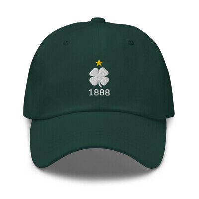 Celtic FC Ireland Bhoys Minimalist Retro Embroidered Dad Hat Soccer Football Cap