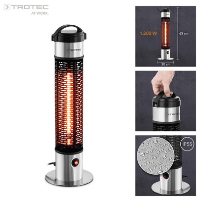 TROTEC IRS 1200 E Infraroodstraler Patio Verwarmer Verwarming