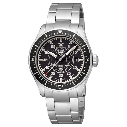 Pre-owned Luminox Brand Men's  Constellation Automatic Steel Pilot Watch Xa.9601.m