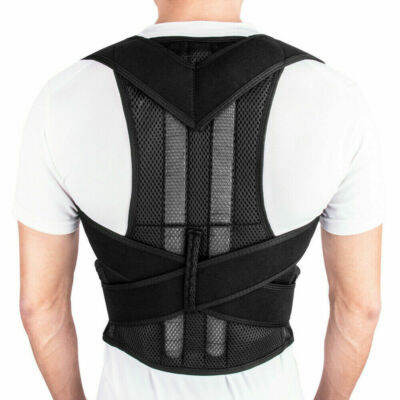 For Men Women Adjustable Posture Corrector Low Back Support Shoulder Brace Belt