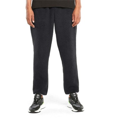 

Puma Clsx Sherpa Pants Mens Size  Casual Athletic Bottoms 532156-01, Черный, Puma Clsx Sherpa Pants