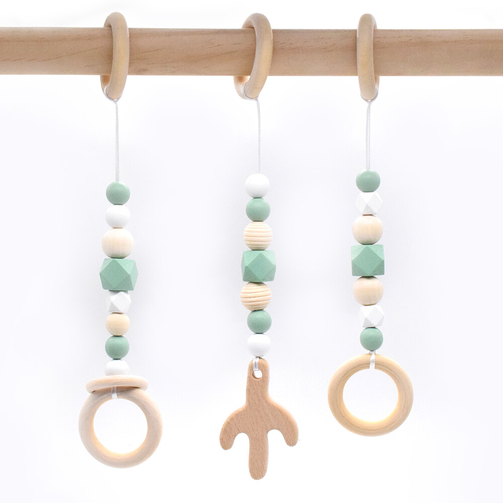 wooden play pram