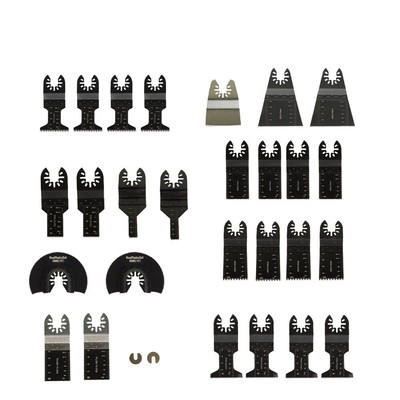 LABLT Universal Wood Metal Oscillating Multitool Quick Release Saw Blades 29 PCS