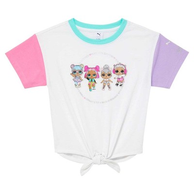 

Футболка Puma X Lol Ctn Jersey Fashion для девочек, размер , повседневная, 858492-01, Белый, Puma X Lol Ctn Jersey Fashion Tee
