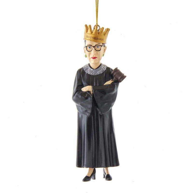 Kurt Adler SCOTUS Justice Judge Ruth Ginsburg RBG 5" Christmas
