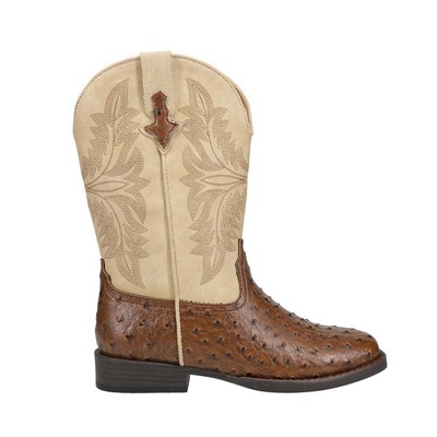 

Коричневые повседневные ботинки Roper Bumps Ostrich Square Toe Cowboy Toddler X Boys 09-119-, Коричневый, Roper Bumps Ostrich Square Toe Cowboy Toddler X