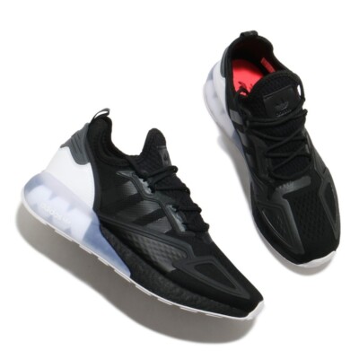 adidas Originals ZX 2K BOOST Black White Men Casual Lifestyle Shoes FZ2946