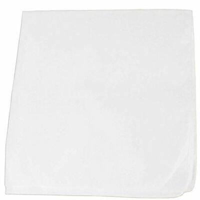 Solid Plain Color 12 pack 100% Cotton Bandanas (17 Different Colors Available)