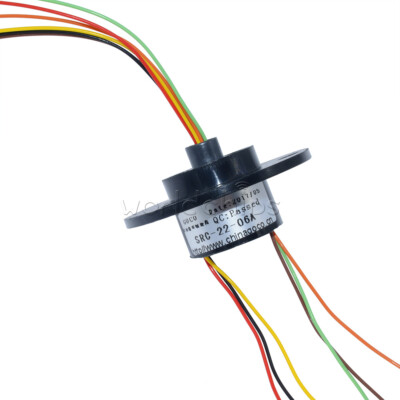 6 Wires Circuits Capsule Slip Ring 240V 300Rpm 12.5mm / 250Rpm 22mm For Monitor