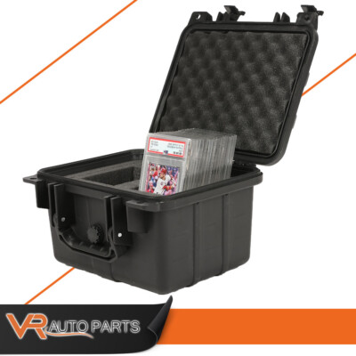 For Sport Trading Card Graded Card Storage Case Box Weatherproof Protector Black