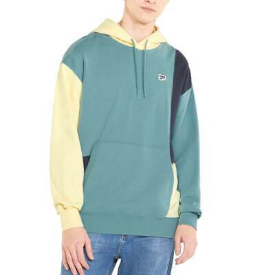 Puma Downtown Colorblock Pullover Hoodie Mens Blue Повседневная верхняя одежда 533675-50