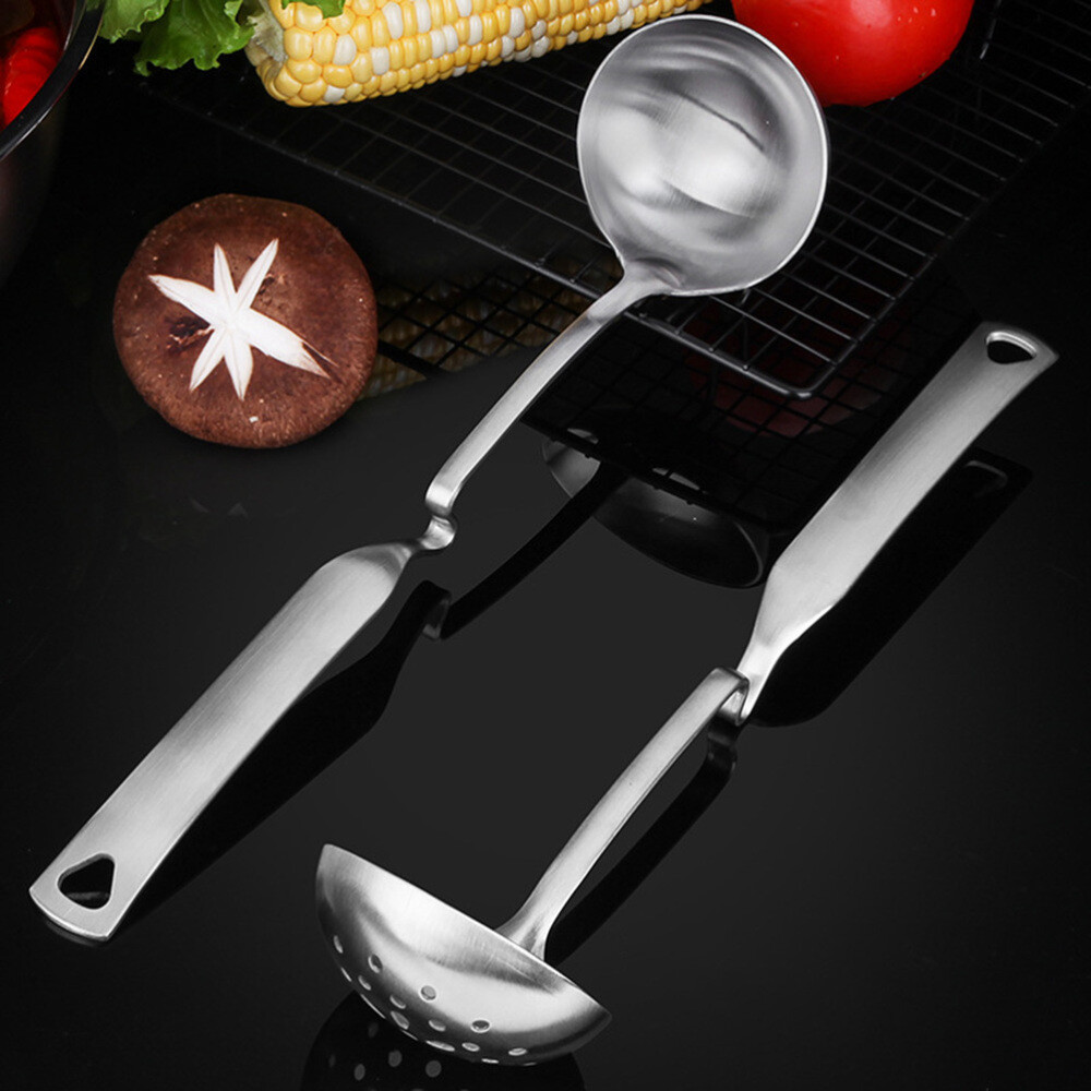 1 pc Hot Pot Spoon Long Handle Heat Resistant Soup Ladle ...