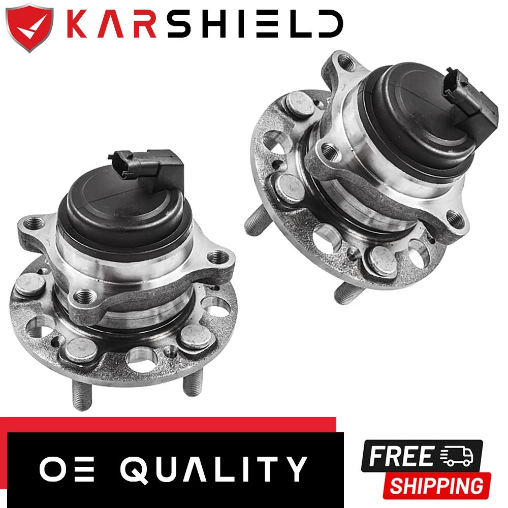 2x Front Wheel Bearing Hub Assembly for Hyundai 11-16 Equus and 09-14 Genesis