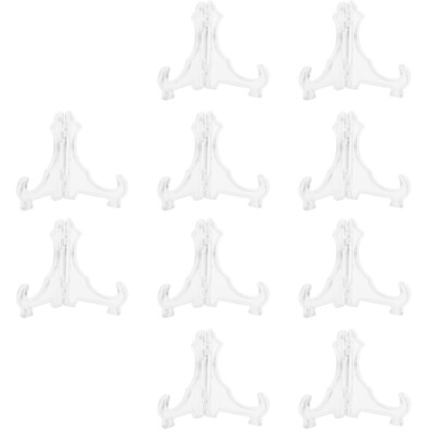 10PCS Tabletop Artworks Rack Tabletop Holder Stand Acrylic Display Easel