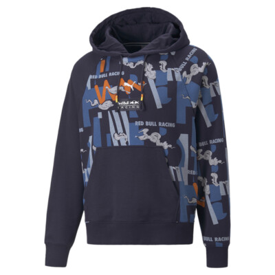 Puma Rbr X Aop Пуловер с капюшоном Мужская повседневная верхняя одежда размера S 53499701