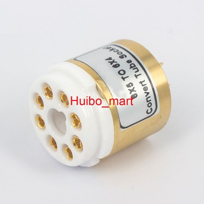 1PC 6X5 6X5G 6Z5P to 6X4  Audio AMP Vacuum Tube Socket Adapter Converter