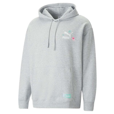 

Мужская серая повседневная спортивная верхняя одежда Puma Sponge X Graphic Pullover Hoodie 538960, Grey, Puma Sponge X Graphic Pullover Hoodie