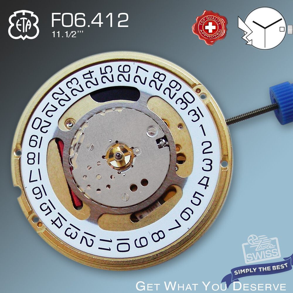 MOVEMENT ETA F06.412 QUARTZ, 11.1/2''' SWISS MADE, NEW