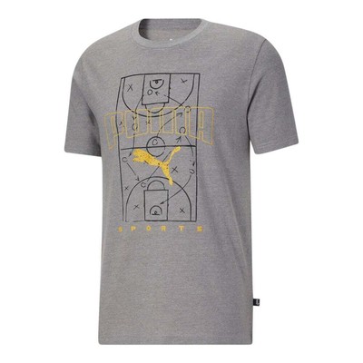 

Puma Game Plan Футболка с круглым вырезом и короткими рукавами Мужские повседневные топы размера  67217003, Grey, Puma Game Plan Crew Neck Short Sleeve T-Shirt