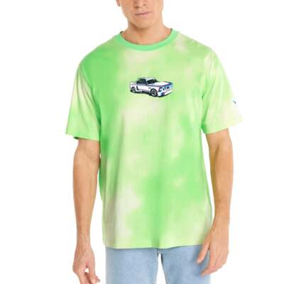 

Мужские зеленые повседневные топы Puma Bmw Mms с круглым вырезом и короткими рукавами, Зеленый, Puma Bmw Mms Statement Crew Neck Short Sleeve TShirt